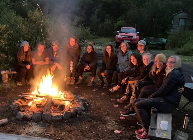 Our campfire at Langidalur (Ellen Halldorson)